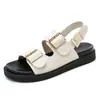 Sandalias de Suela Gruesa para Mujer en Verano 2024 Estilo Hada Nuevo Versátiles Moda Celebridad de Internet Estilo Caliente Playa Sandalias Romanas para Usar al Aire Libre
