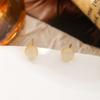 Brincos Pequenos Mini de Pedra Olho de Gato Verde Agulha de Prata de Lei 925 Simples Diários para Furos de Orelha Brincos de Verão para Mulheres