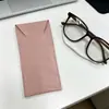 Bolsa de almacenamiento para gafas de cuero PU, estuche para guardar bolígrafos de negocios, bolsa pequeña para artículos de mano de viaje, bolsa de embalaje para almacenamiento de joyas