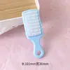 Peine mini lindo estilo Ins de colores dulces con espejo de maquillaje portátil, alto valor estético para el peinado de las niñas