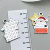 Acessórios de Joias DIY de Liga de Esmalte K de Natal Árvore de Natal Papai Noel Boneco de Neve Sino Rena Pingente de Pulseira