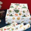 Papel de Regalo de Navidad, Papel de Plumas, Papel para Envolver Regalos, Papel de Regalo de Navidad, Envoltura de Regalo de Navidad de Alta Gama
