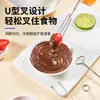 Juego de tenedores para fondue de chocolate de acero inoxidable transfronterizo, tenedor para fondue de queso, tenedor para mojar frutas, herramienta DIY para glaseado de dulces
