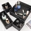 Cesta de Almacenamiento Tejida de Cinta de Hielo Personalizada Juego de Cuatro Piezas Cesta de Almacenamiento de Cosméticos de Escritorio Caja de Almacenamiento de Llaves para la Entrada