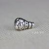 Plata Tailandesa Sterling Loto Agujeros para Té Plata Dura Retro Accesorios de Plata Esterlina Pulsera Trenzada con Cuentas Cuentas de Transferencia