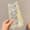 Faixa de Cabelo Mágica Floral de Aba Larga para Meninas e Bebês, Organizador de Franja e Fios Soltos, Adesivo Fixador de Cabelo, Acessório de Cabelo