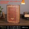 Caixa de Preparo de Bife Livro Mágico para Restaurantes Populares, Livro Falso de Madeira, Modelo de Livro Artificial, Prato de Jantar, Decoração de Mesa