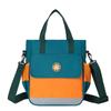 Mochila escolar para estudiante de primaria con logo impreso, portátil, para colgar, bolsa tutorial con estampado, mochila de arte infantil para entrenamiento y clases de recuperación