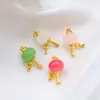 Accesorios de Joyería Estilo Chino Color Aurora Pulsera de Mariposa Accesorios Pulsera de Bola DIY Colgante de Rueda de Oración con Borla