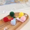 Pinza para el pelo de bola de pelo nueva de fábrica directa transfronteriza, pinza de pico de pato linda de bola de pelo, accesorios para el pelo, accesorios de ropa