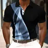 Camisa Polo de Verano para Hombre con Cuello de Solapa de Manga Corta Transfronteriza Negocios