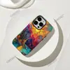 Ilustração Popular Colorida de Floresta ao Nascer do Sol do Sudeste Asiático Capa para Celular Iphone16 Capa com Película Magnética Apple 18Pro