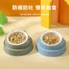 Tigela de alimentação para animais de estimação em estoque, tigela para gatos, tigela de aço inoxidável para animais de estimação com design de rosto de gato, comedouro protetor de pescoço, suprimentos para animais de estimação