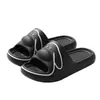 Pantuflas de verano para mujer para exterior e interior con una sensación de "caminar sobre heces", sandalias de baño antideslizantes de EVA para pareja, pantuflas de una tira