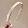 Faixa de Cabeça com Coroa Alta para Mulheres, Novo Estilo com Toque de Luxo, Faixa de Cabelo Larga Versátil para Sair, Acessório de Cabelo para Lavar o Rosto