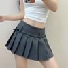 Falda Plisada JK Casual Adelgazante Dulce y Picante con Lazo Puro para Mujer Verano Nuevo Grupo de Mujeres Universitarias Falda Corta