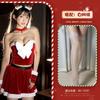 Lencería Sexy Atuendo Sexy de Navidad Uniforme de Chica Conejita Tentación Qqny Ropa Traje Pasión Club Nocturno Camisa de Año Nuevo