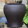 Vasos de Cerâmica para Horta sem Esmalte, Vasos Extra Grandes para Plantio de Árvores em Varandas, Caixas Quadradas de Cerâmica Escovada para Plantio de Vegetais