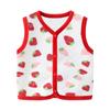 Colete de bebê de 0 a 2 anos, outono e inverno, acolchoado, masculino e feminino, colete de algodão para bebê