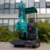 Escavadeira Pequena de Controle Flexível Microescavadeira de Controle Flexível Engenharia de Pomares Agrícolas Britagem Escavadeira Pequena Tipo 12