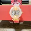 Reloj Labubu Transfronterizo Juguete Luminoso Muñeca Bubble Mart Máquina de Garra Set de Fabricante Regalo Juguete