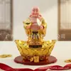 Figura de Buda Maitreya de pie Yuanbao para Decoración de Coche, Regalo, Decoración del Hogar, Atraer Riqueza y Prosperidad, Adorno Pequeño, Árbol de la Fortuna, Atrae Riqueza