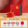 Ciudad Prohibida Guochao Wenchuang Plato de Frutas de Cerámica Roja Caja de Regalo Regalo de Boda Regalo de Agradecimiento Regalo de Acompañamiento Caja de Regalo de Porcelana del Templo del Cielo