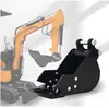 Accesorios para Miniexcavadora en Stock del Fabricante: Cubo de Excavación, Pala, Descompactador de Suelo, Cubo Plano, Eje con Pasador, Cubo Estrecho, Dientes de Cubo para Miniexcavadoras