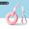 Mosquetão Chaveiro Pingente Fortalecedor de Pegada Descompressão Portátil Anel de Silicone Chaveiro Descompressão Pequeno Presente