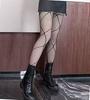 Mallas de malla transparente color piel para mujer, otoño e invierno, con terciopelo añadido, engrosadas, talla grande, antienganches, medias de seda, medias de red