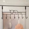 Porta para Gatos Gancho Traseiro Tipo Porta Traseira Cabide Sem Furo Prateleira de Armazenamento Cabide Superior da Porta de Entrada Gancho de Parede para Roupas