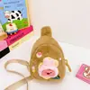 Bolso de Pecho Dulce para Niñas de las Flores Dibujo Animado Lindo Muñeco Tridimensional Bolso Cruzado de Pecho para Bebé Nuevo Bolso Infantil Directo de Fábrica