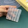 Molde para Manicura de Cadena de Cuentas Estéreo 3D Alta Transparencia y Resistencia a la Oxidación Silicona de Grado Alimenticio Herramienta Casera para Uñas Postizas DIY