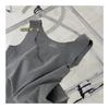 Outono e Inverno Lado Duplo De Rong U Casa Deus Quente Roupas Colete Muscular Feminino Gola Redonda Roupas de Outono Base de Aquecimento Roupa Térmica