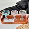 Copa repujada con un diseño elegante, copa de cóctel mini, vaso creativo para bebidas, copa de martini, copa de postre