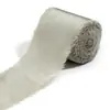 Cinta de Satén con Borde Deshilachado a Mano Cinta para Flores de Mano de Boda Empaque de Caja de Regalo Accesorios para Ropa Sombrero Bolso DIY
