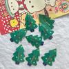 Árbol de Navidad BB clip-ins linda dulce corazón de niña clip para flequillo clip dibujos animados ambiente festivo tocado niñas