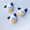Adesivo de copo 3D tridimensional Pacha dog criativo DIY grampo de cabelo feito à mão desenhos animados fofos acessórios de resina atacado