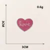 Etiqueta de bordado por computadora pegatinas de tela de amor rosa pegatinas de bordado para accesorios de ropa pegatinas de bordado para zapatos y sombreros pegatinas de parche para accesorios de bolso