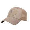 Gorra de Malla de Béisbol de Camuflaje para Exterior para Fan del Ejército Fuerzas Especiales Táctica Camuflaje Gorra con Visera Calavera Velcro