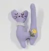 Desenho Animado Fofo Gato de Pelúcia Pingente Boneca Boneca Pequena Pingente de Bolsa Chaveiro Broche Acessórios Roupas DIY