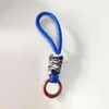 Cordão Curto Colorido com Nó, Chaveiro de Alça de Celular Trançada, Alça de Pendurar Portátil Anti-Perda