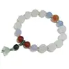 Nuevo Pulsera de Hilo de Seda Imitación Oro Hada Pulsera de Calabaza de Jade Ágata de Fuente de Sal Moda Pulsera de Cuentas de Jade