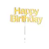 Decoración de Pastel Dragón Color Doble Capa Tarjeta Marca Tarjeta Doble Capa Enchufable feliz cumpleaños feliz cumpleaños