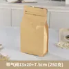 Bolsas de Válvula Transfronterizas para Granos de Café y Café en Polvo, Bolsas con Cierre Ziplock, Bolsas de Papel Kraft con Sello de Ocho Lados y Cierre, Hechas a Medida