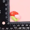 Xiaoka cena de floresta toco de árvore árvore frutífera série de cogumelos acessórios de resina cola creme case de celular DIY material para acessórios de cabelo