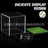 Caja de Exhibición de Cubo de Acrílico para Béisbol Personalizada por el Fabricante Transparente Caja de Almacenamiento para Béisbol Tapete de Césped Artificial Caja Estante para Pelotas