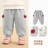 Pantalones Gruesos Forrados de Polar Kaka Panda para Niñas Ropa de Invierno para Niños Pantalones de Invierno para Deportes de Bebé Pantalones Largos Otoño/Invierno para Bebés