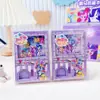 Máquina de Gashapon de Pony Lindo de Dibujos Animados Bloc de Notas Página para Colorear Divertida y Femenina Mecanismo de Pony Lindo Bloc de Notas de Bolsillo