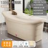 Cubo de Baño para Adultos Cubeta de Baño Grande para Adultos para el Hogar Bañera de Cuerpo Completo Cubeta de Baño Gruesa Bañera de Plástico